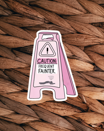 Frequent Fainter Sticker