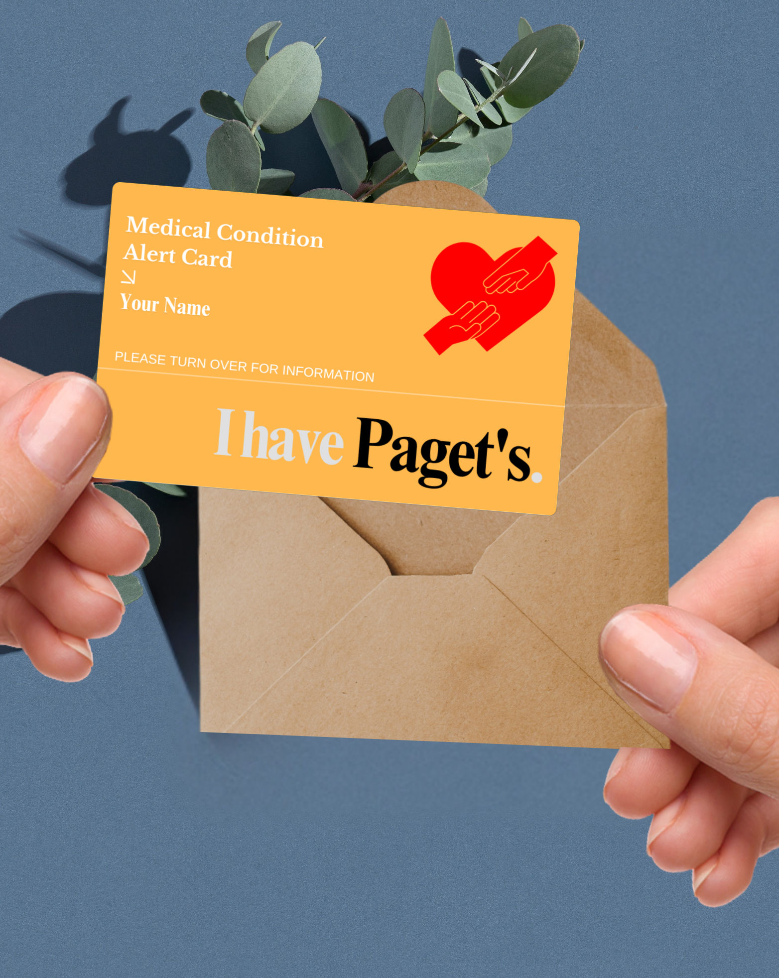 Paget’s Medical Alert Card