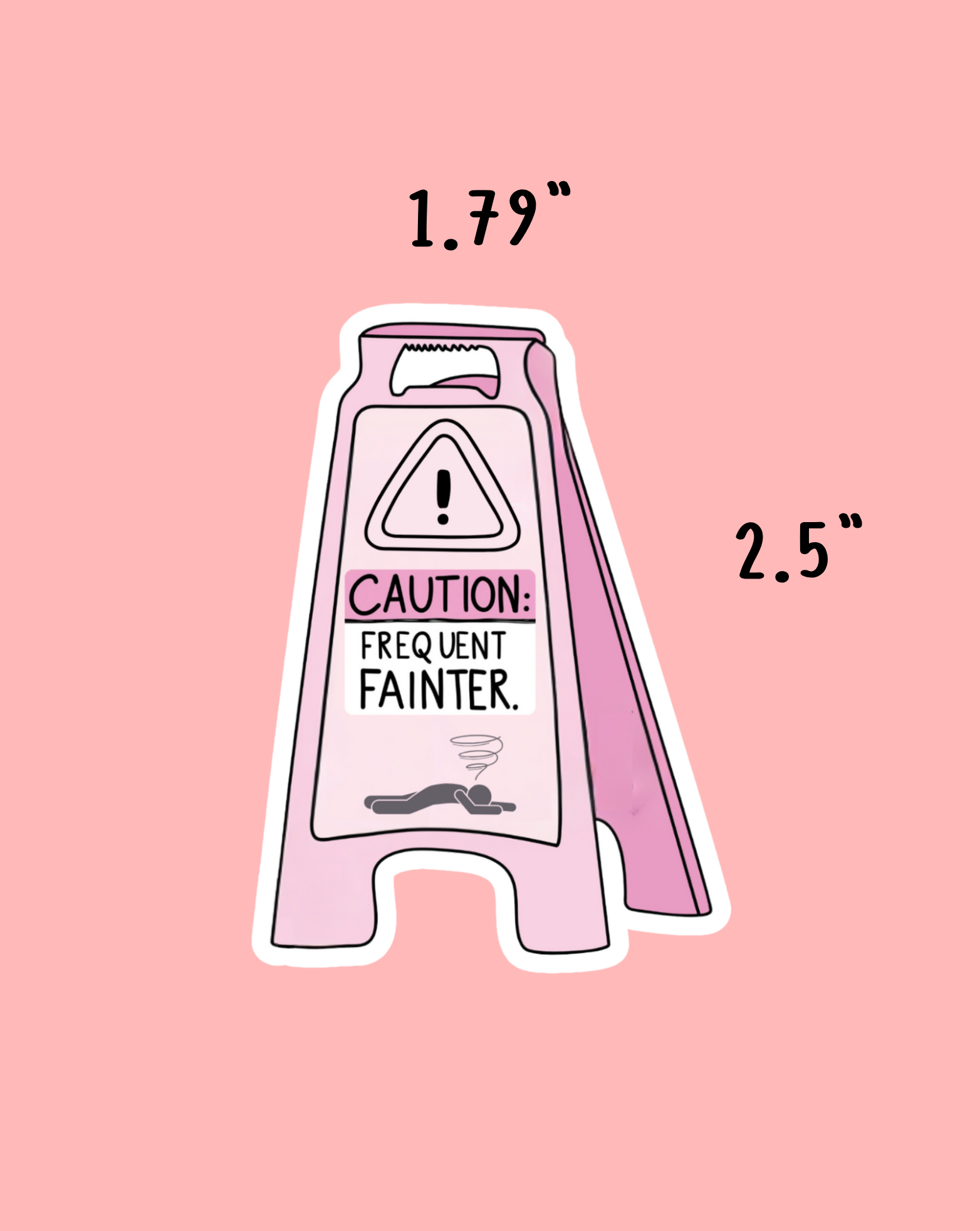 Frequent Fainter Sticker