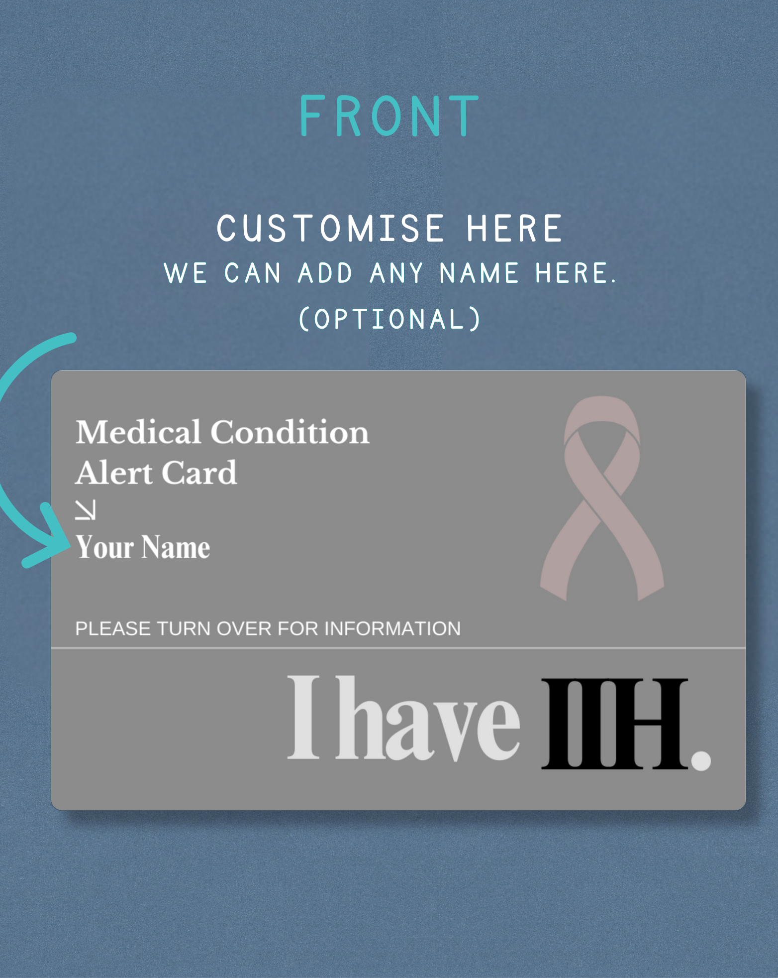 IIH Medical Alert Card
