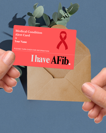 AFib Medical Alert Card