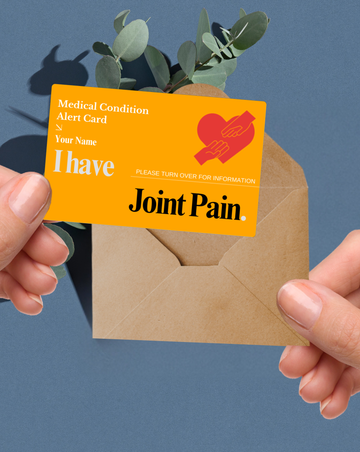 Joint Pain Medical Alert Card