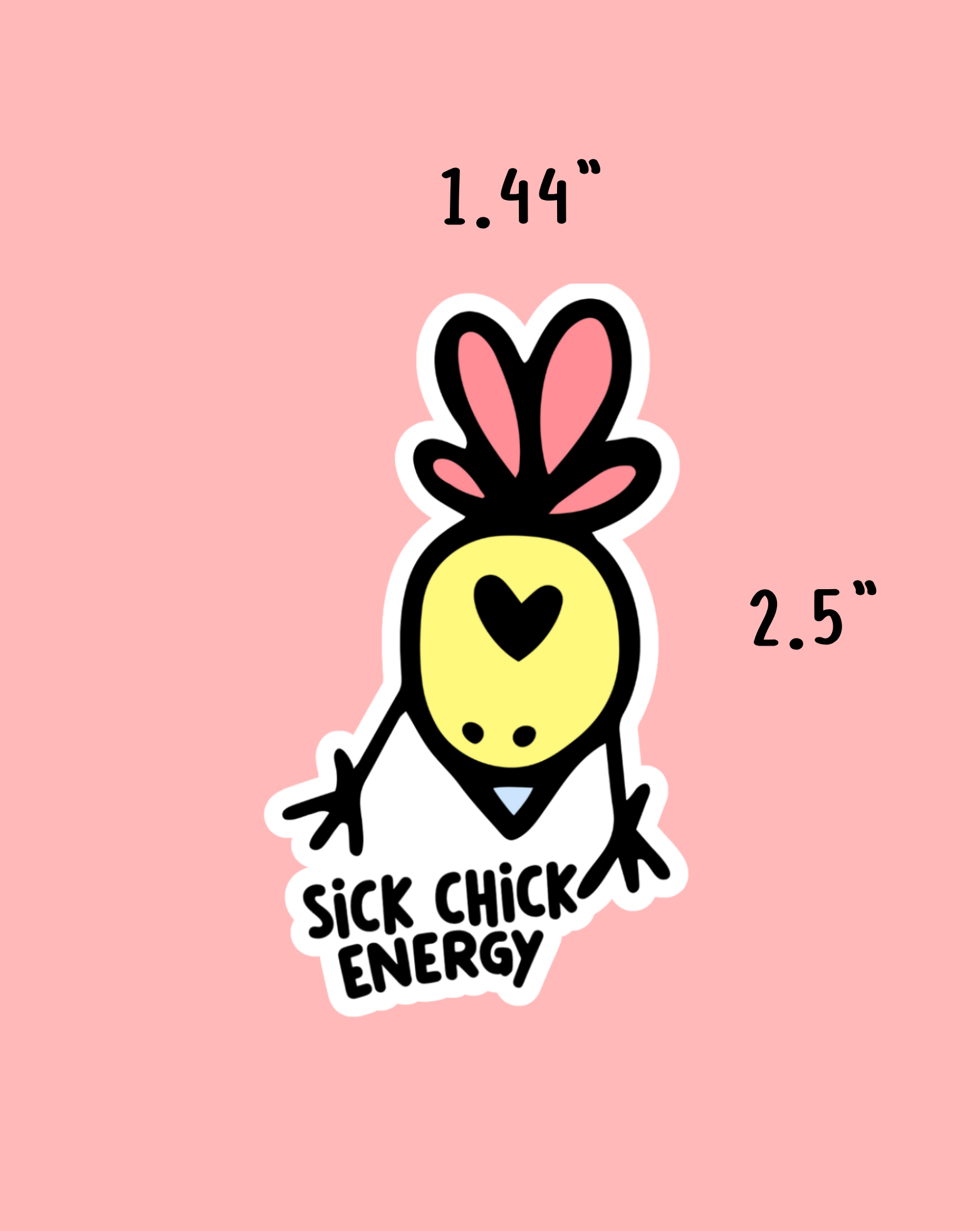 Sick Chick Energy Sticker