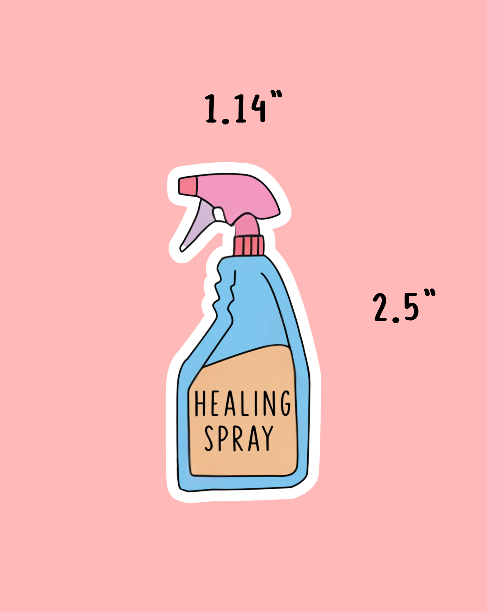 Healing Spray Sticker