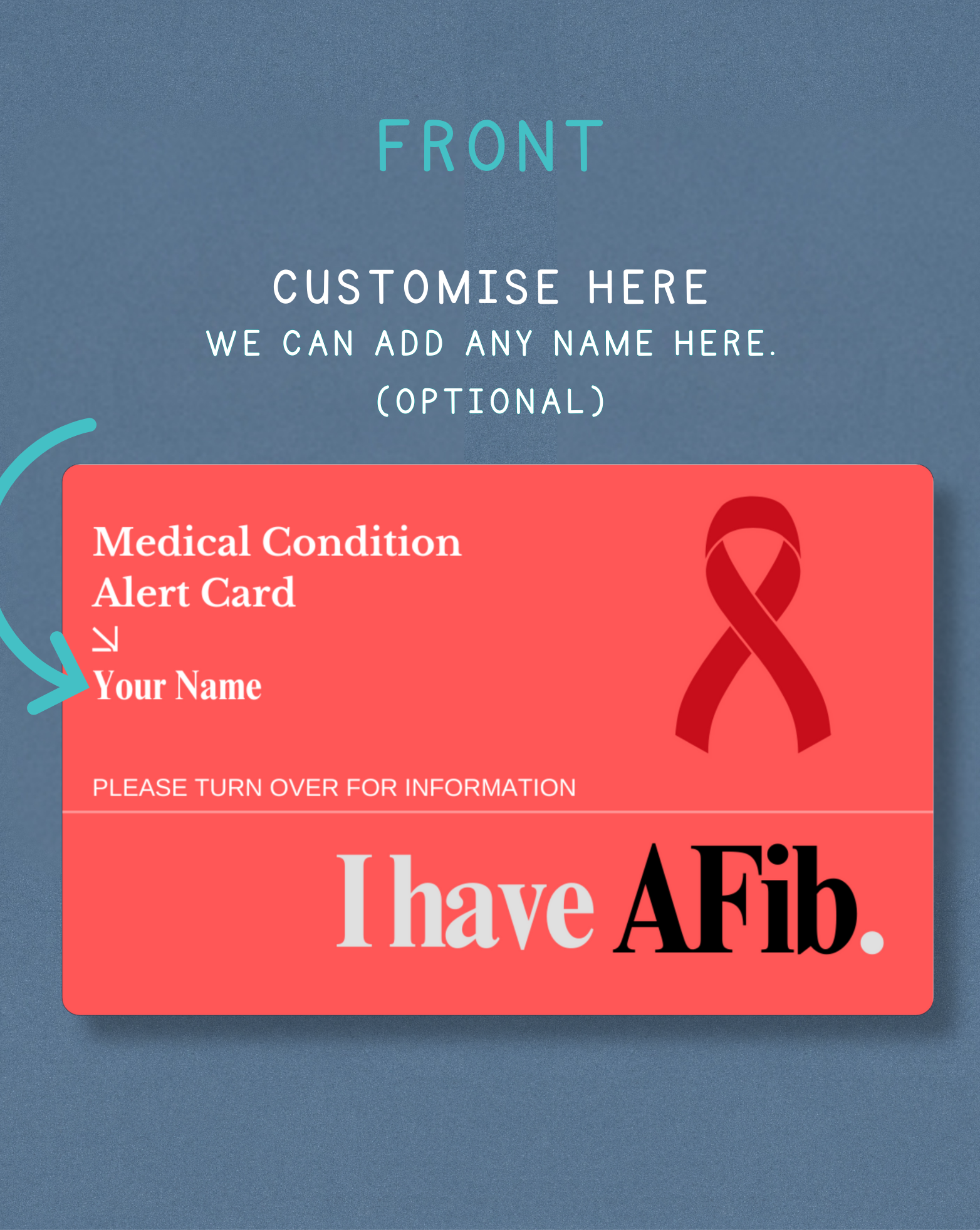 AFib Medical Alert Card