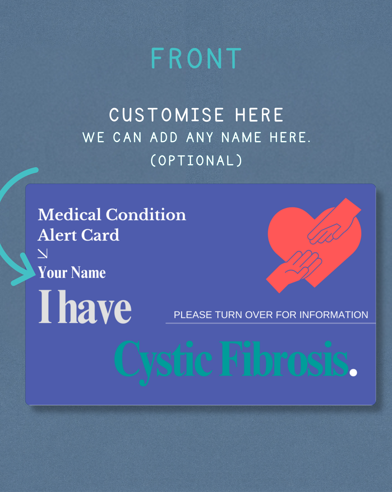 Cystic Fibrosis Medical Alert Card