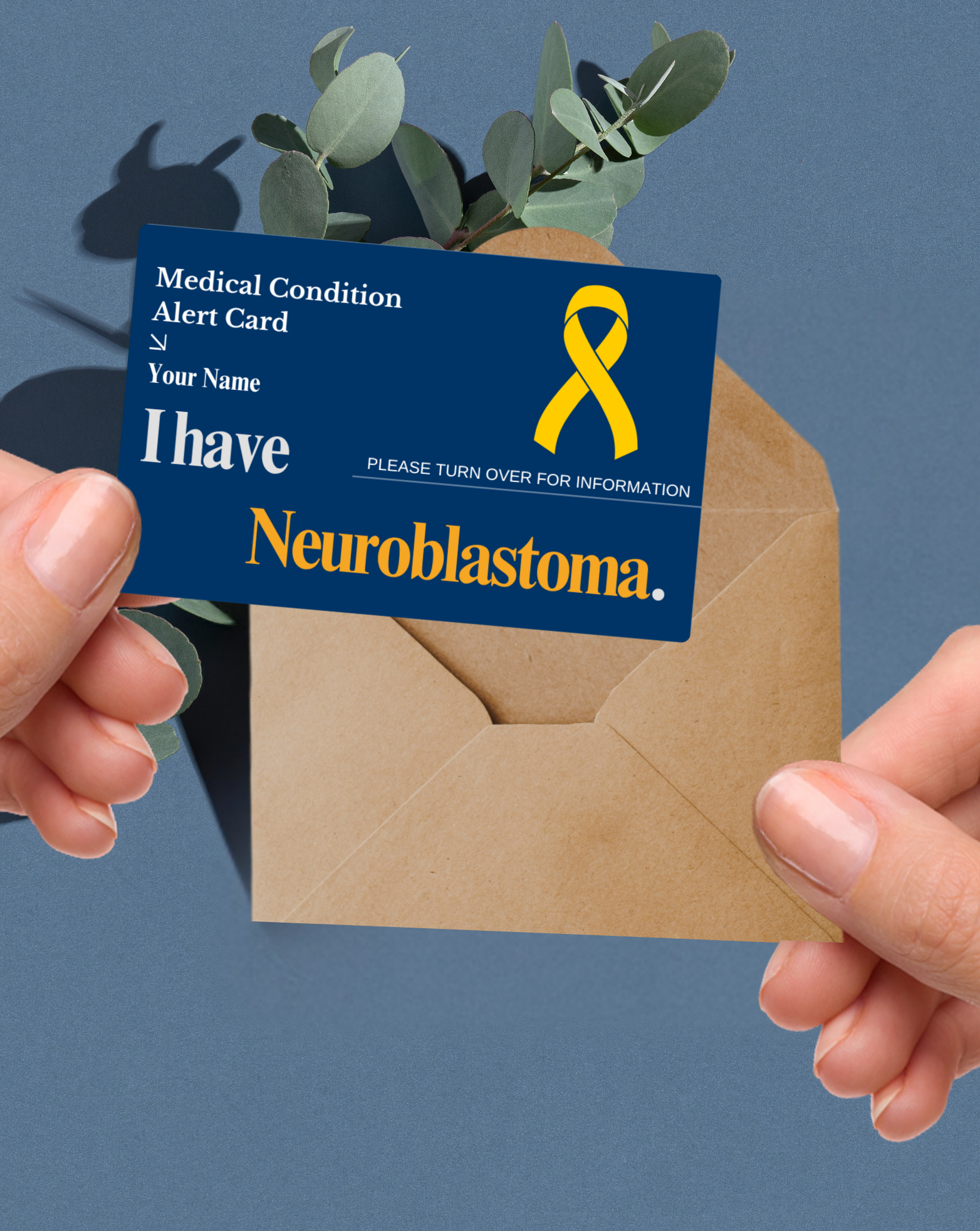 Neuroblastoma Medical Alert Card