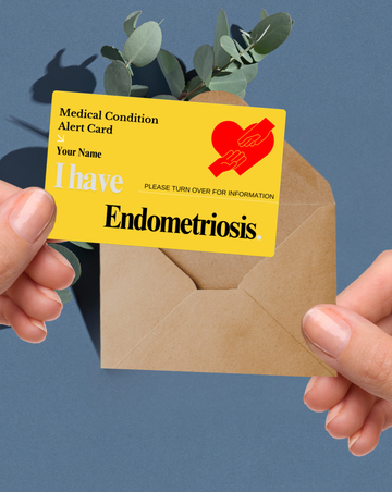 Endometriosis Medical Alert Card