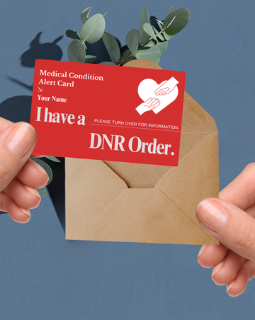 DNR Order Medical Alert Card