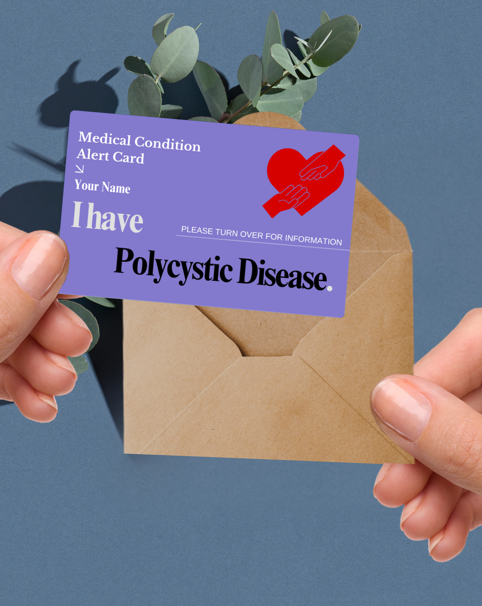 Polycystic Disease Medical Alert Card