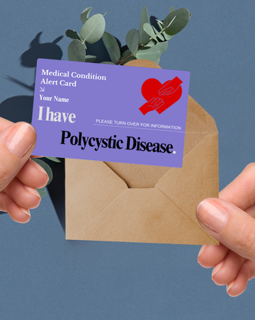 Polycystic Disease Medical Alert Card