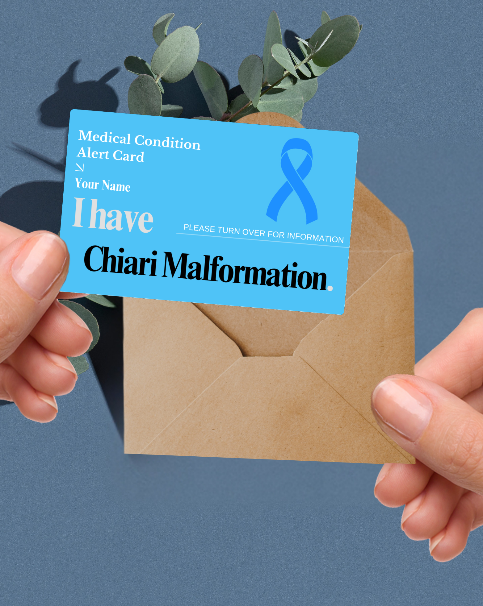 Chiari Malformation Medical Alert Card