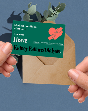 Kidney Failure/Dialysis Medical Alert Card