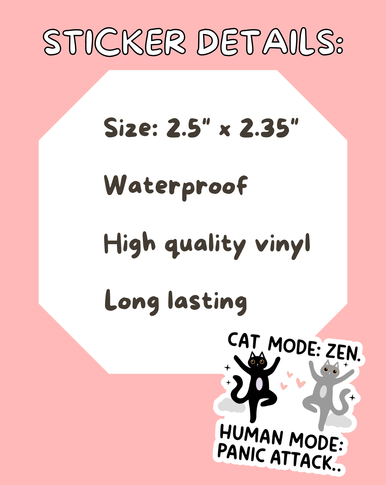 Panic Attack Mode Sticker