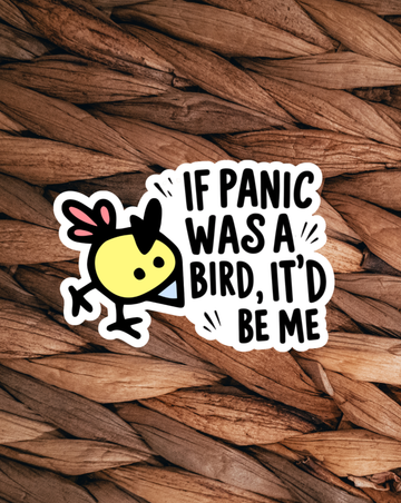 Panic Bird Sticker