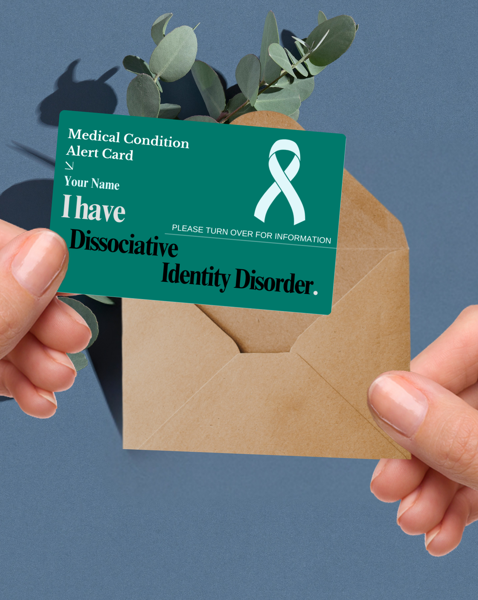 Dissociative Identity Disorder Medical Alert Card
