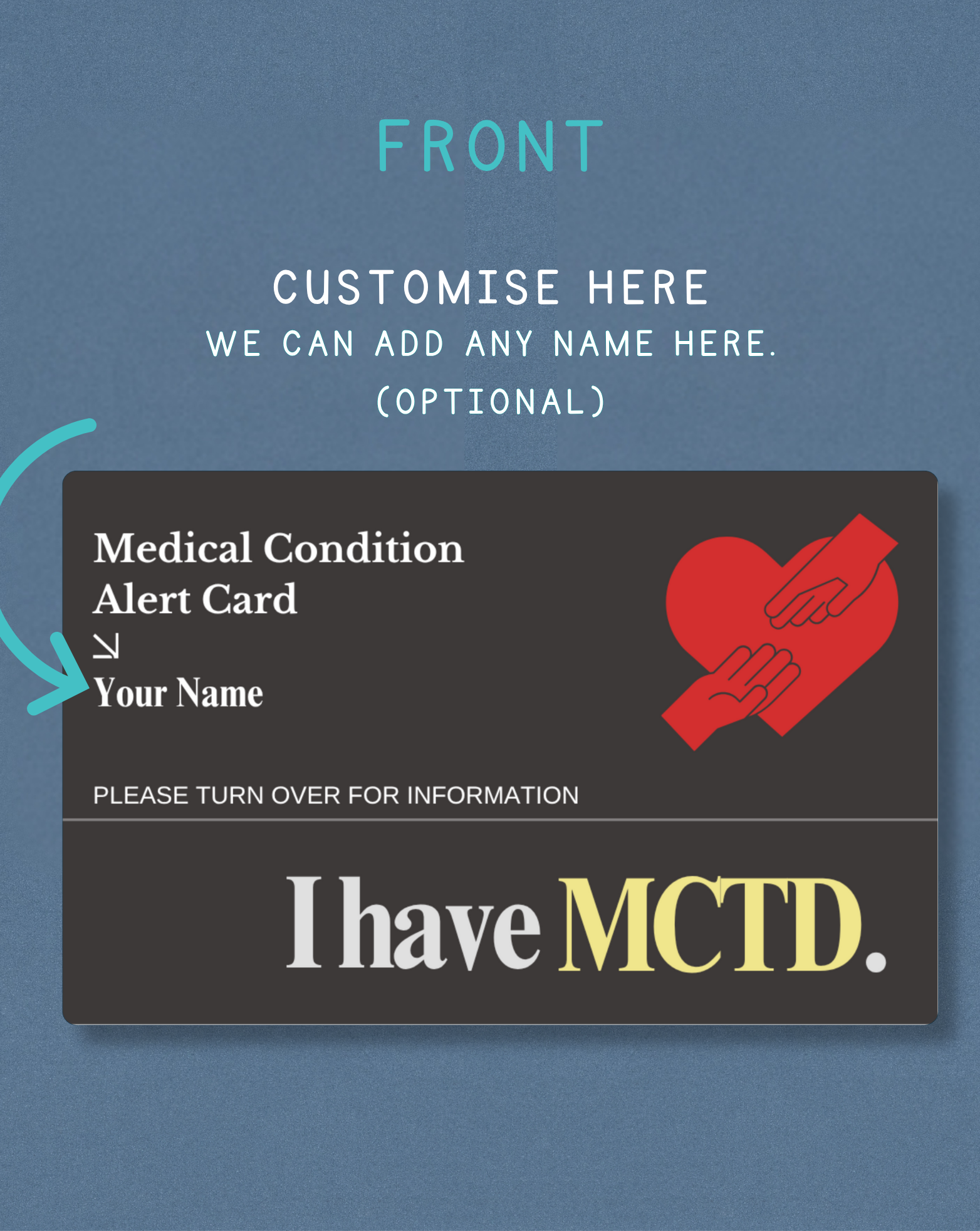 MCTD Medical Alert Card