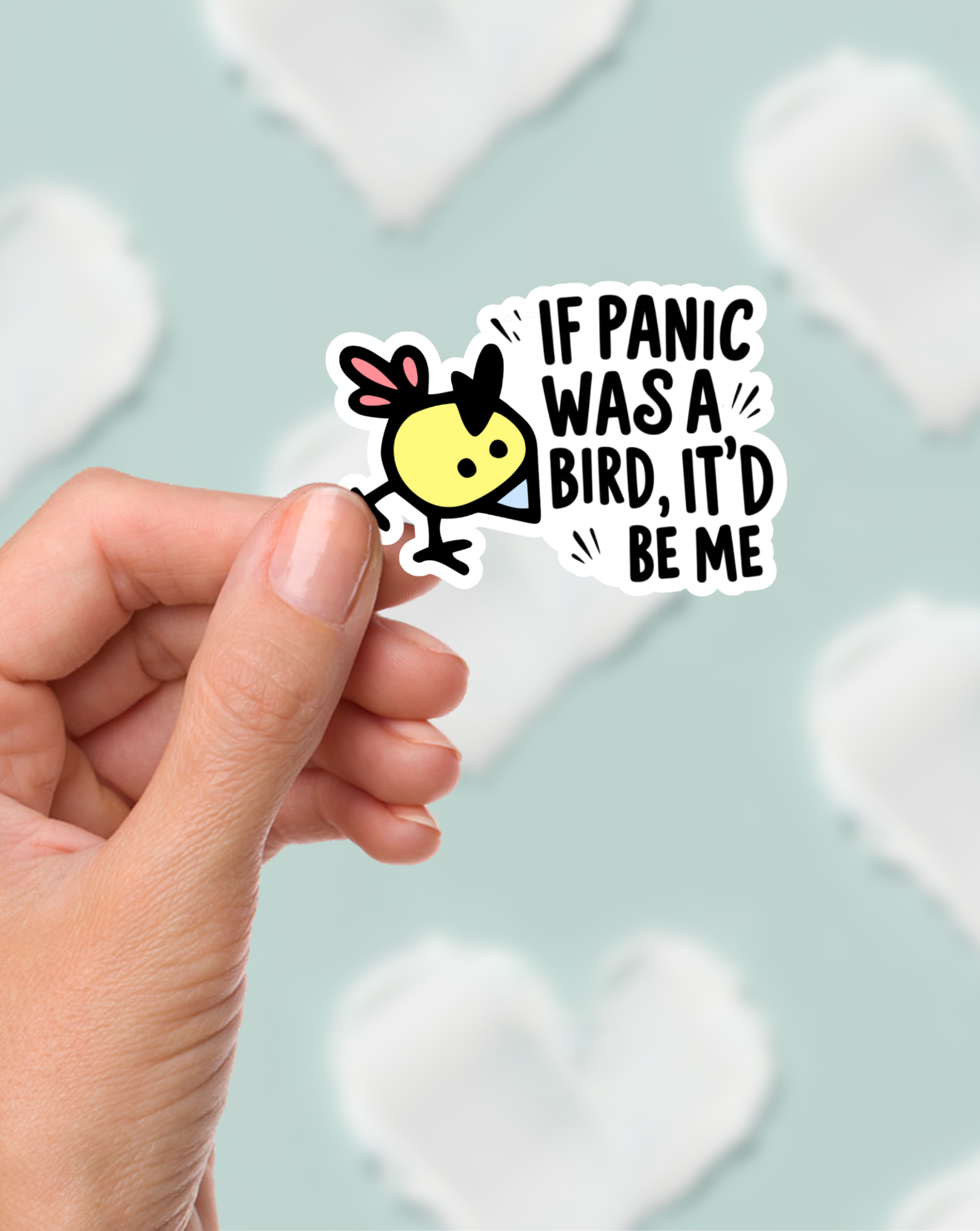 Panic Bird Sticker
