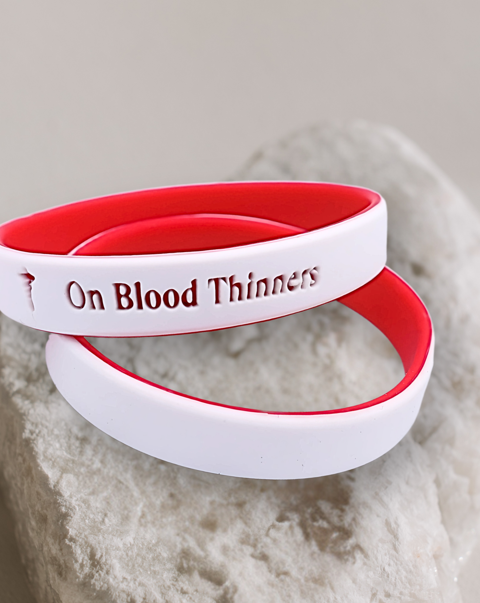Personalised Medical Alert Bracelet (Red)