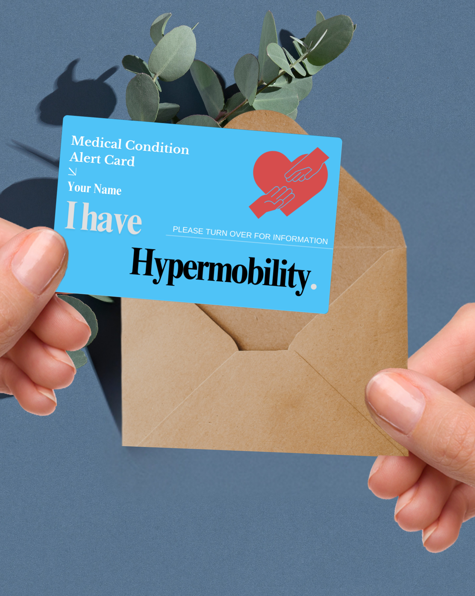 Hypermobility Medical Alert Card