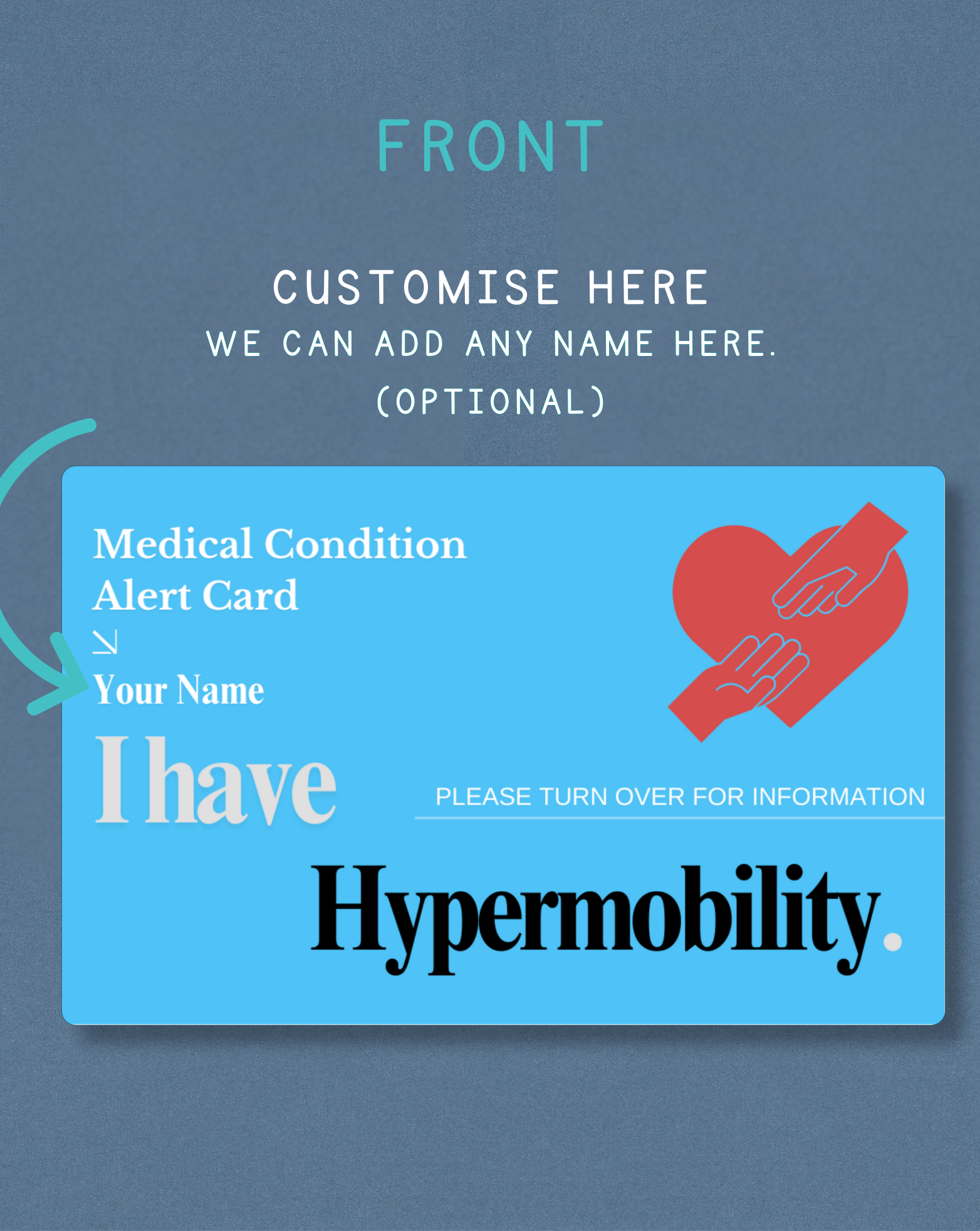 Hypermobility Medical Alert Card