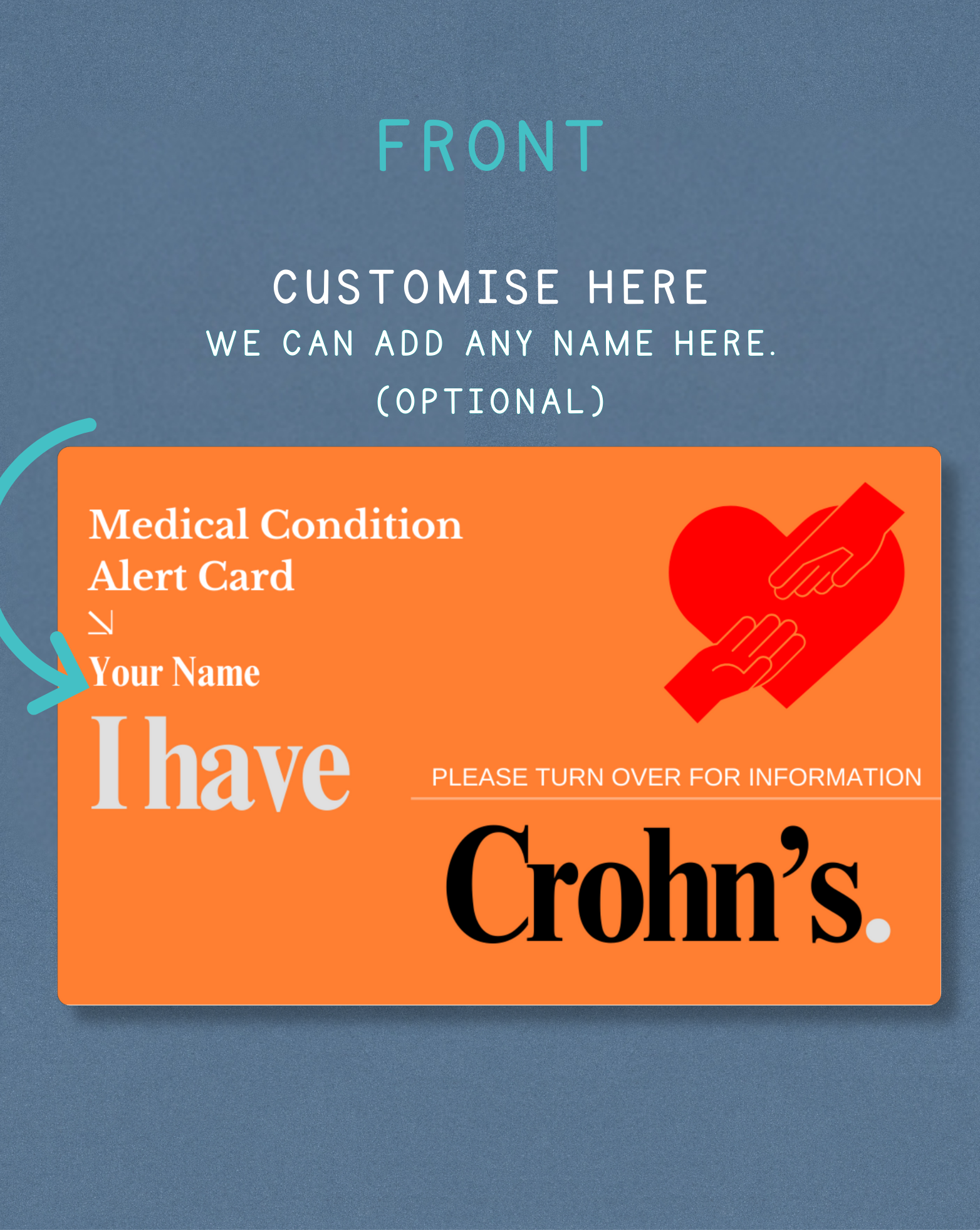 Crohn’s Medical Alert Card