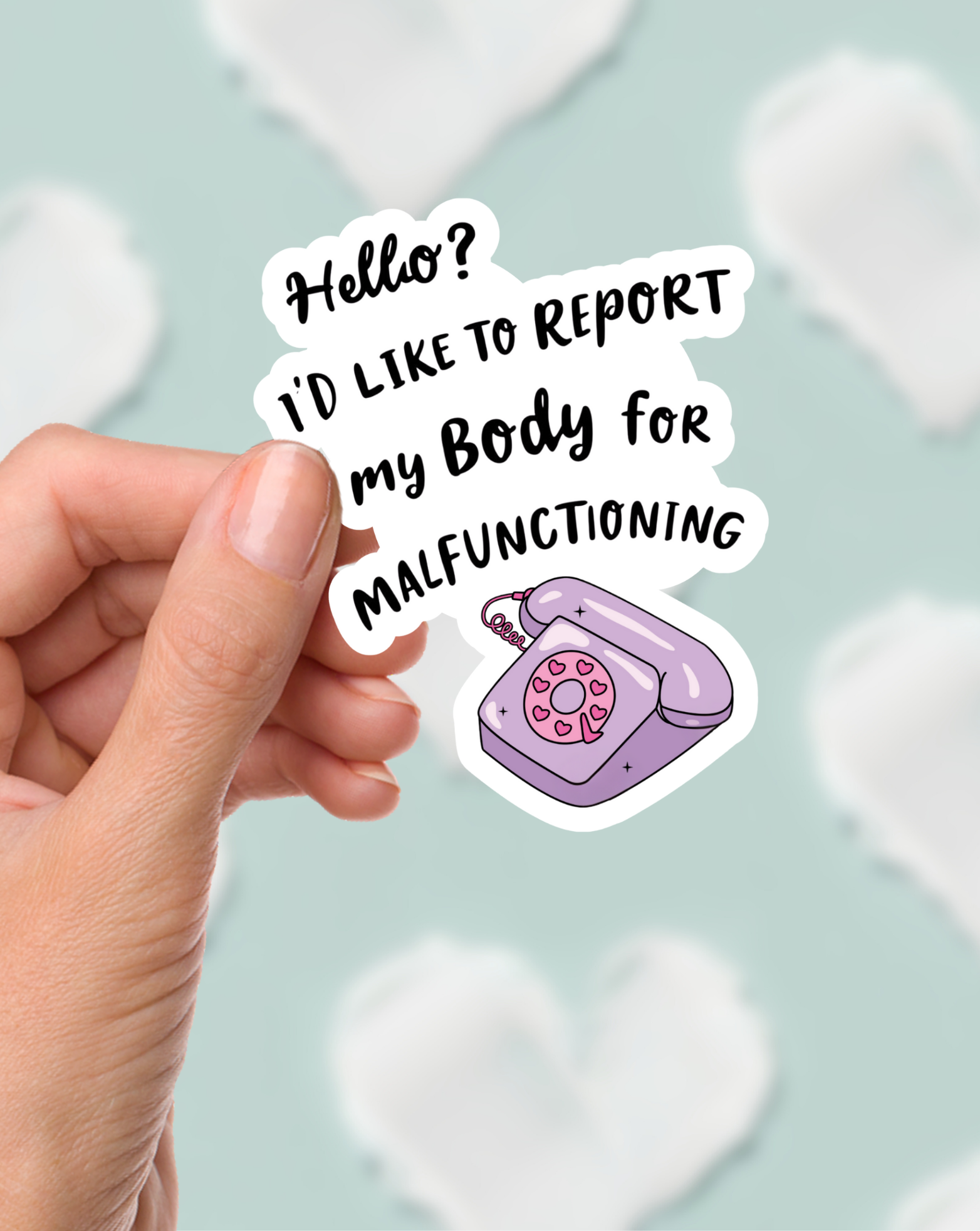 Body Malfunctioning Sticker