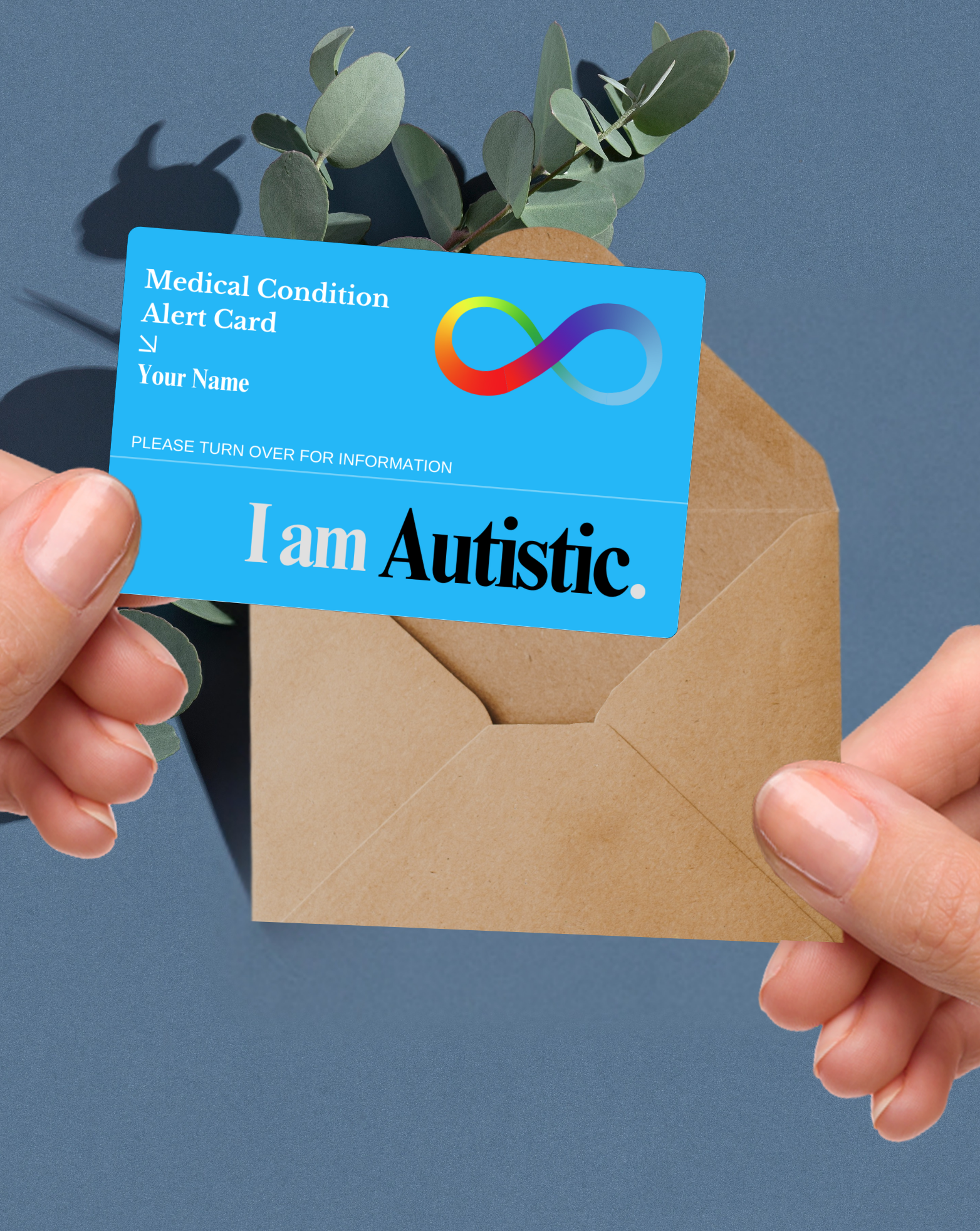 Autistic Medical Alert Card