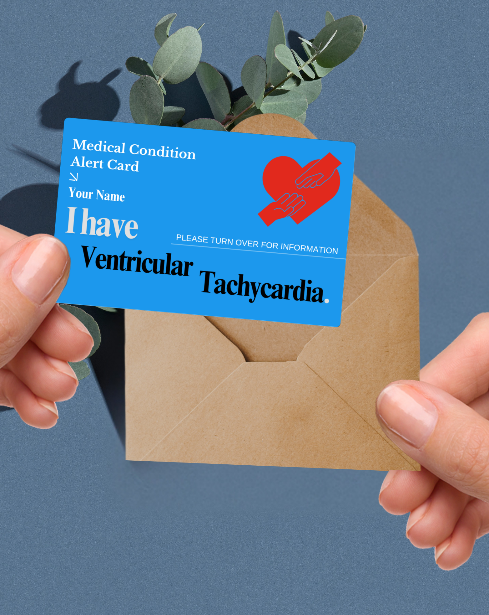 Ventricular Tachycardia Medical Alert Card