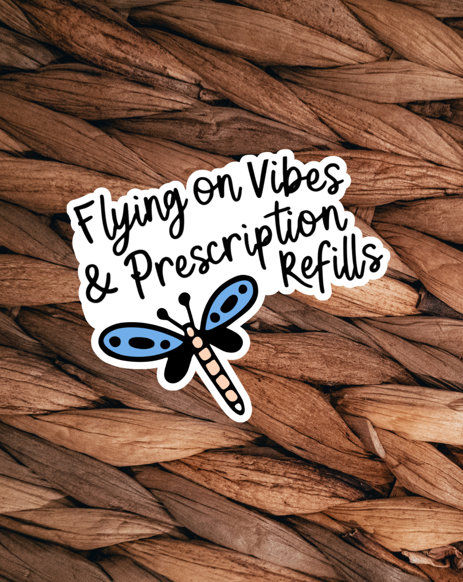 Flying On Vibes Sticker