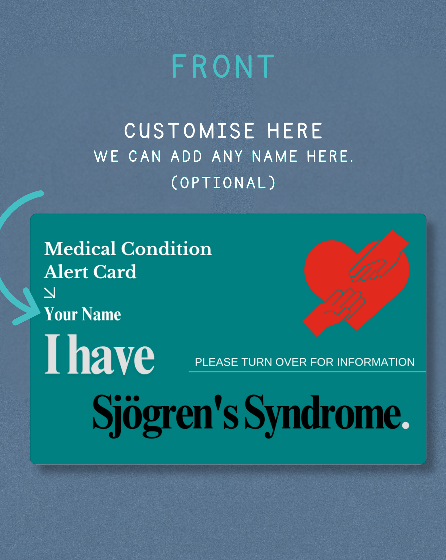 Sjogren’s Syndrome Medical Alert Card