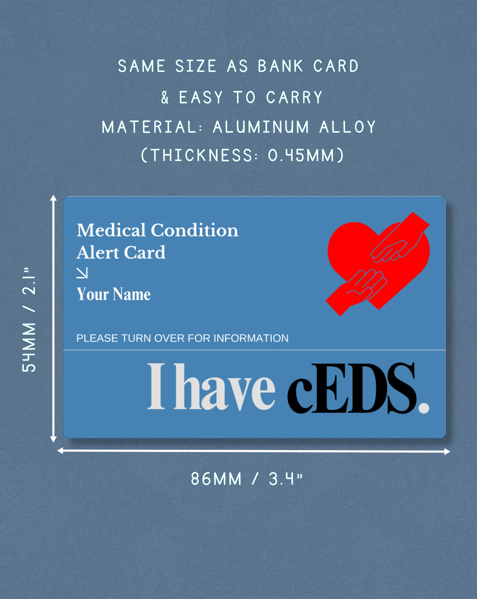 cEDs Medical Alert Card