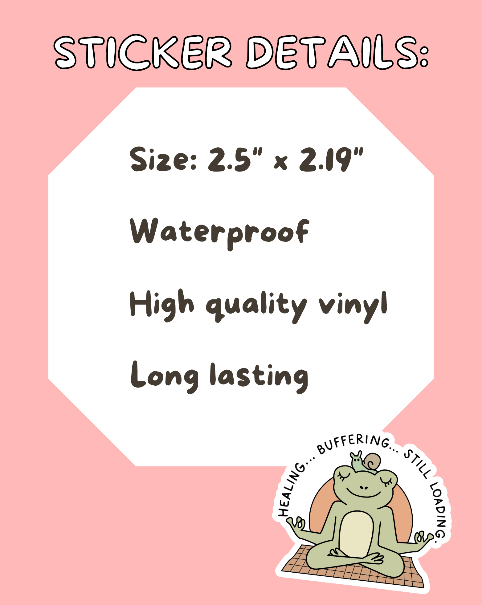 Healing, Buffering, Loading Sticker