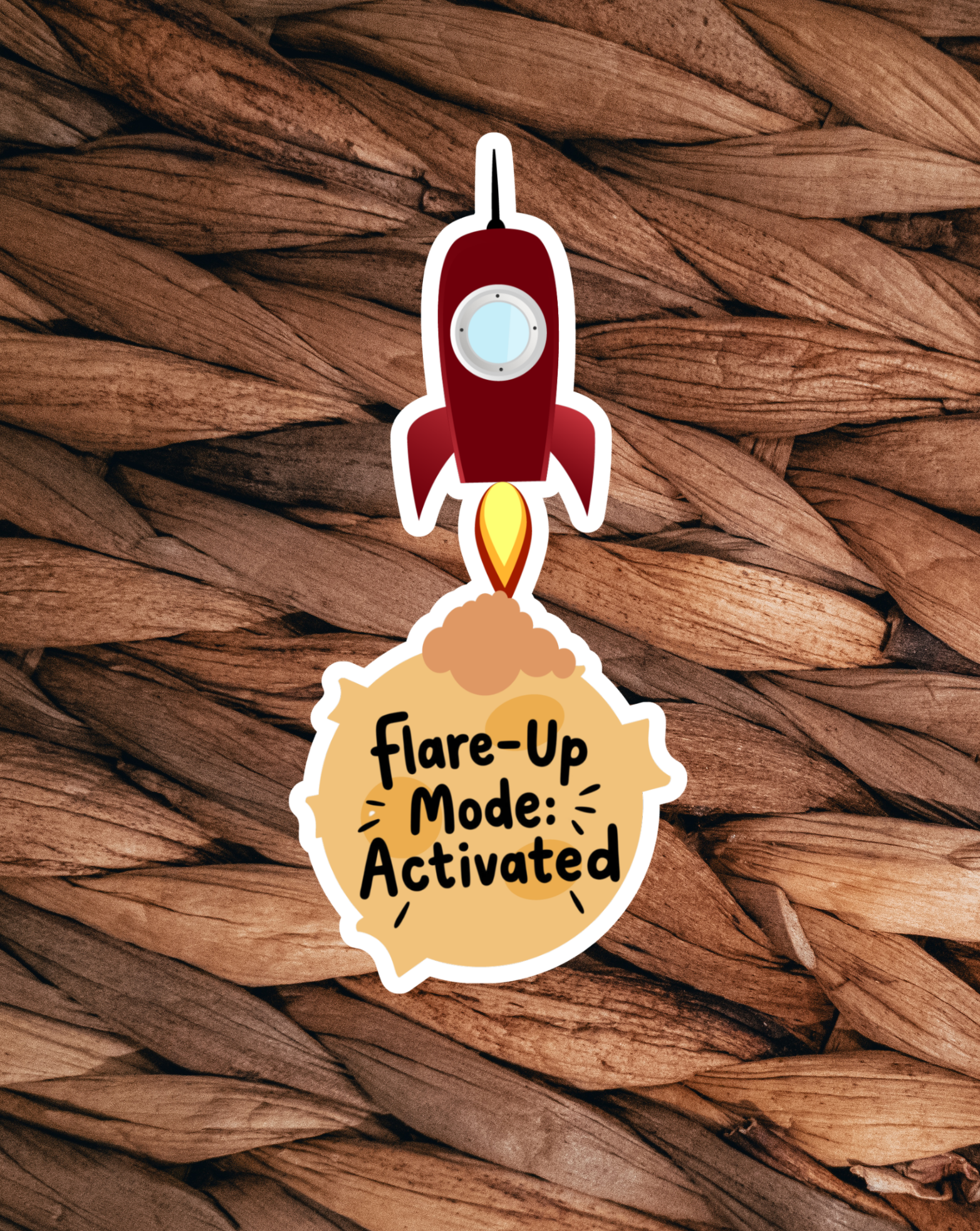 Flare-up Mode Activated Sticker
