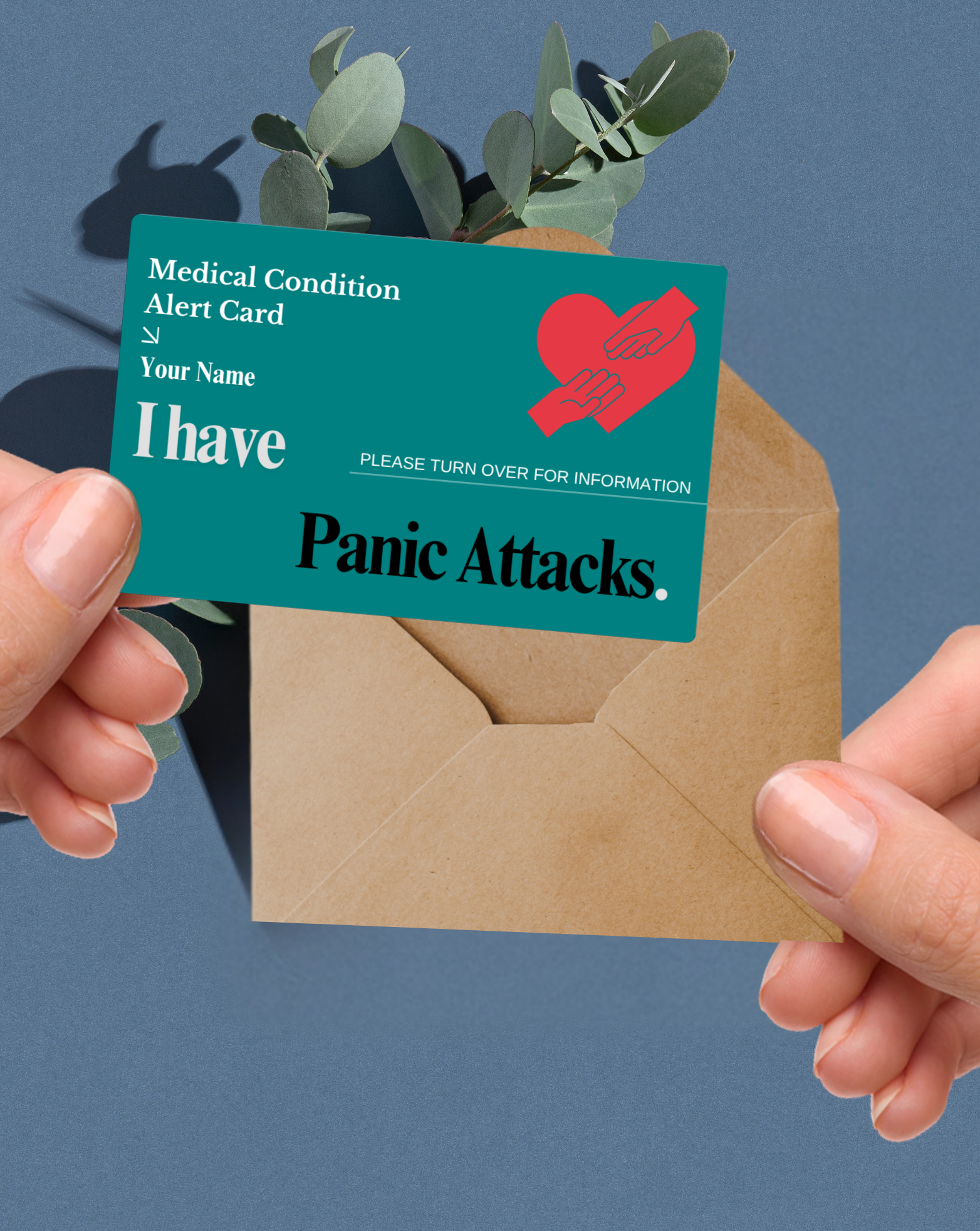 Panic Attacks Medical Alert Card