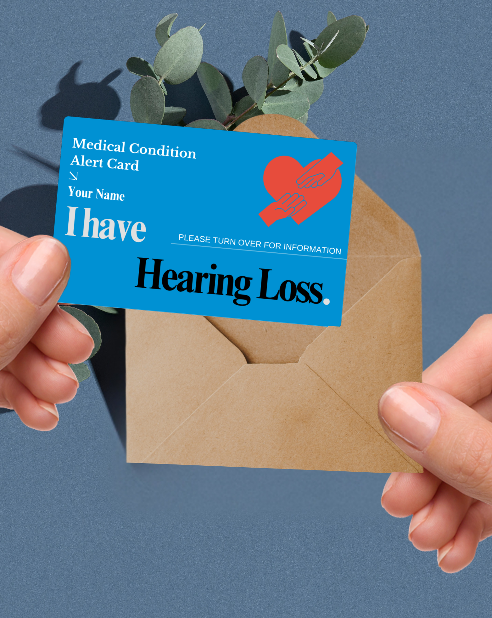 Hearing Loss Medical Alert Card