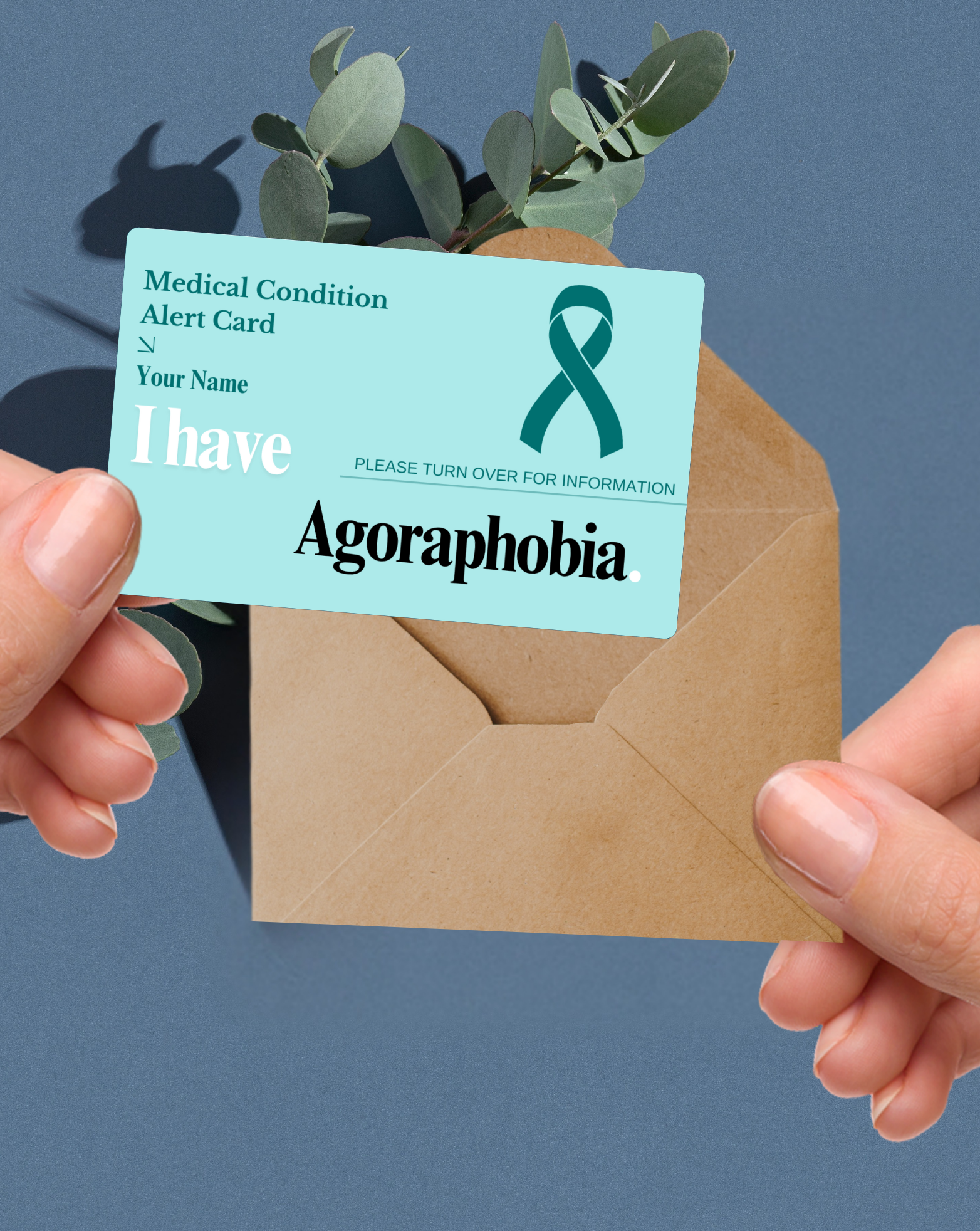 Agoraphobia Medical Alert Card