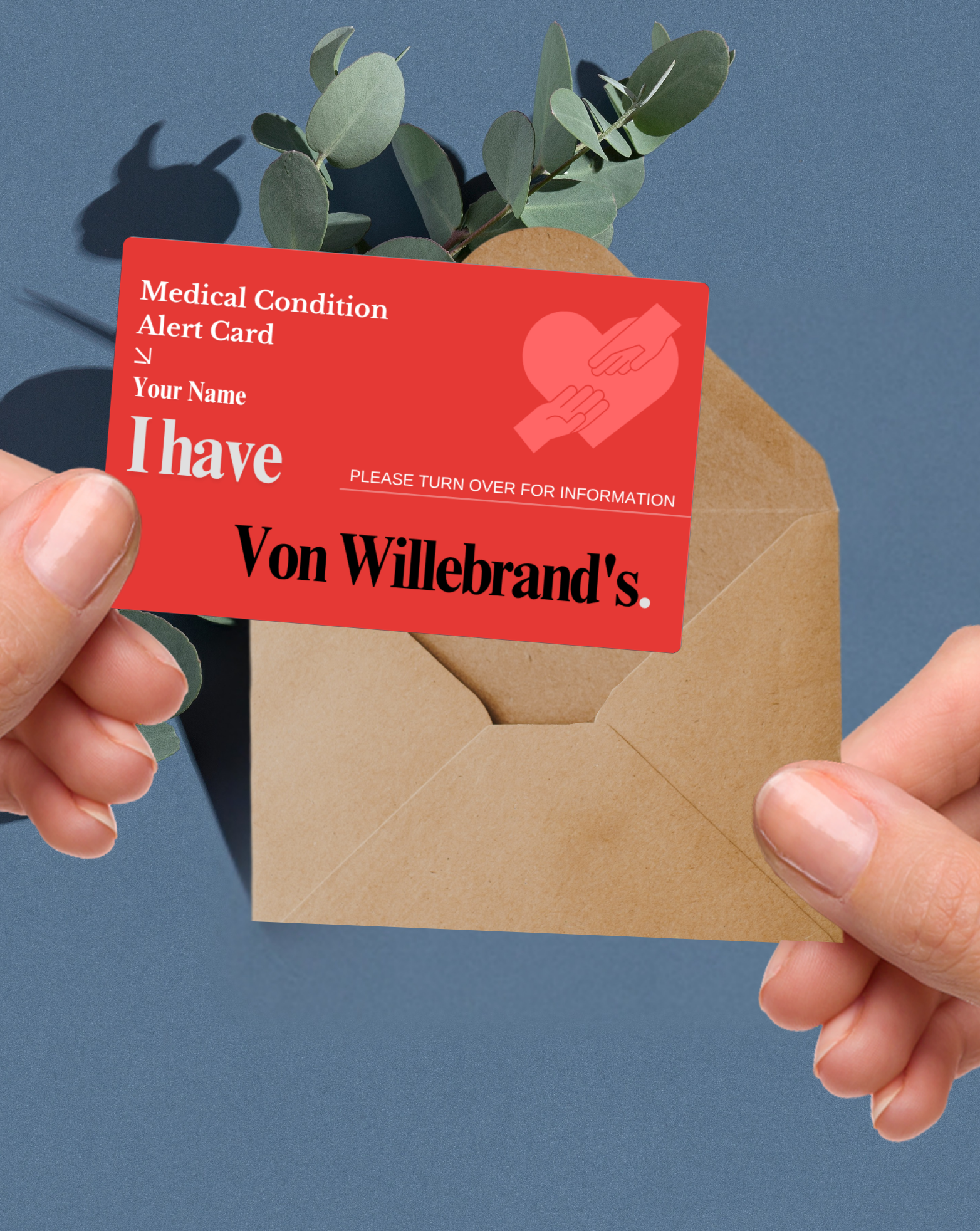 Von Willebrand’s Medical Alert Card