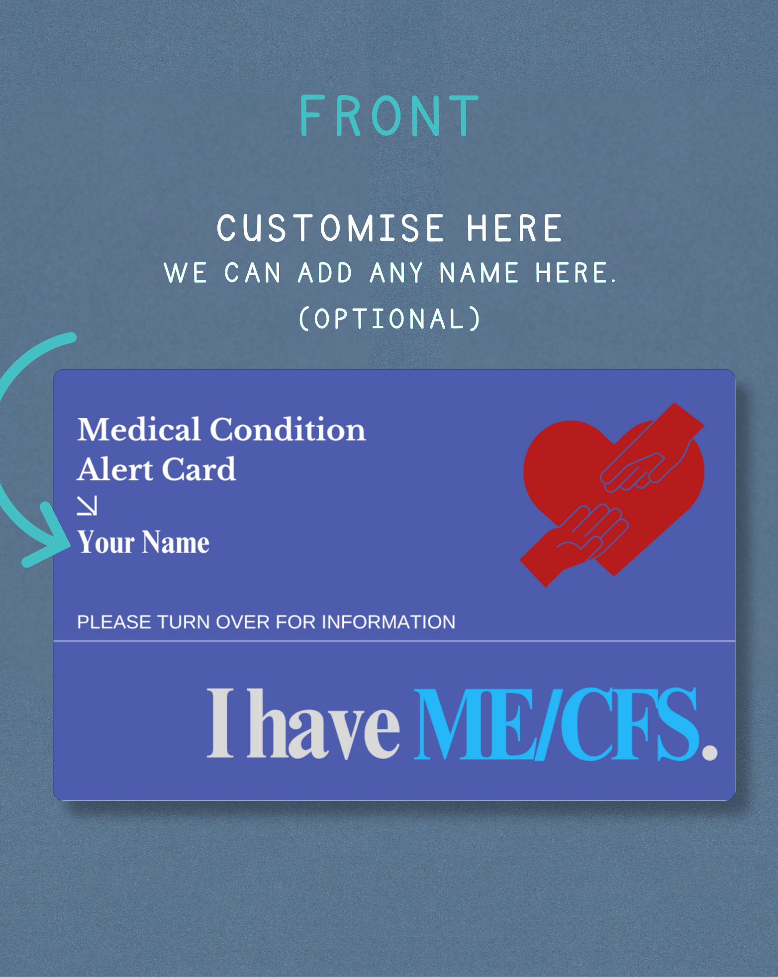 ME/CFS Medical Alert Card