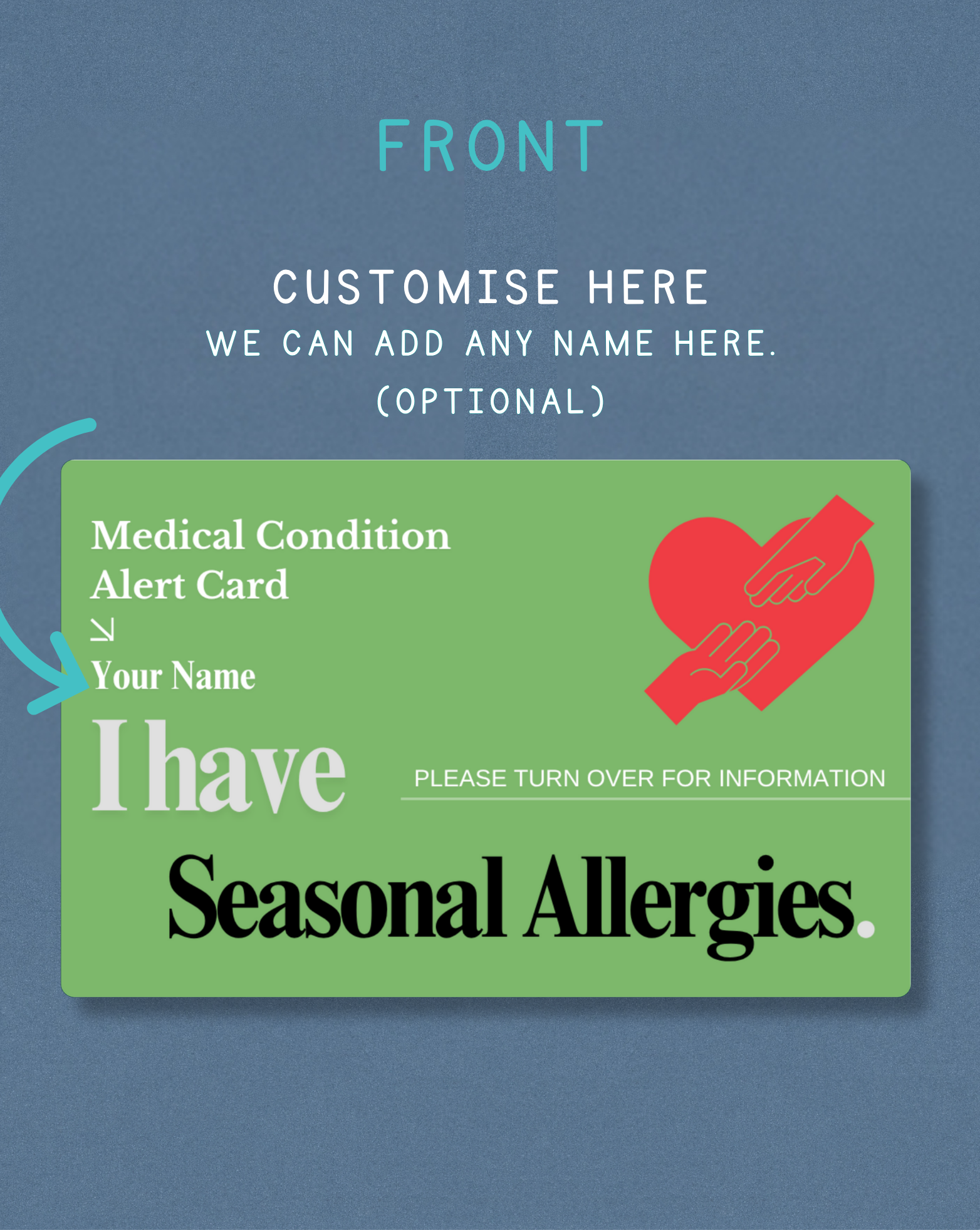 Seasonal Allergies Alert Card