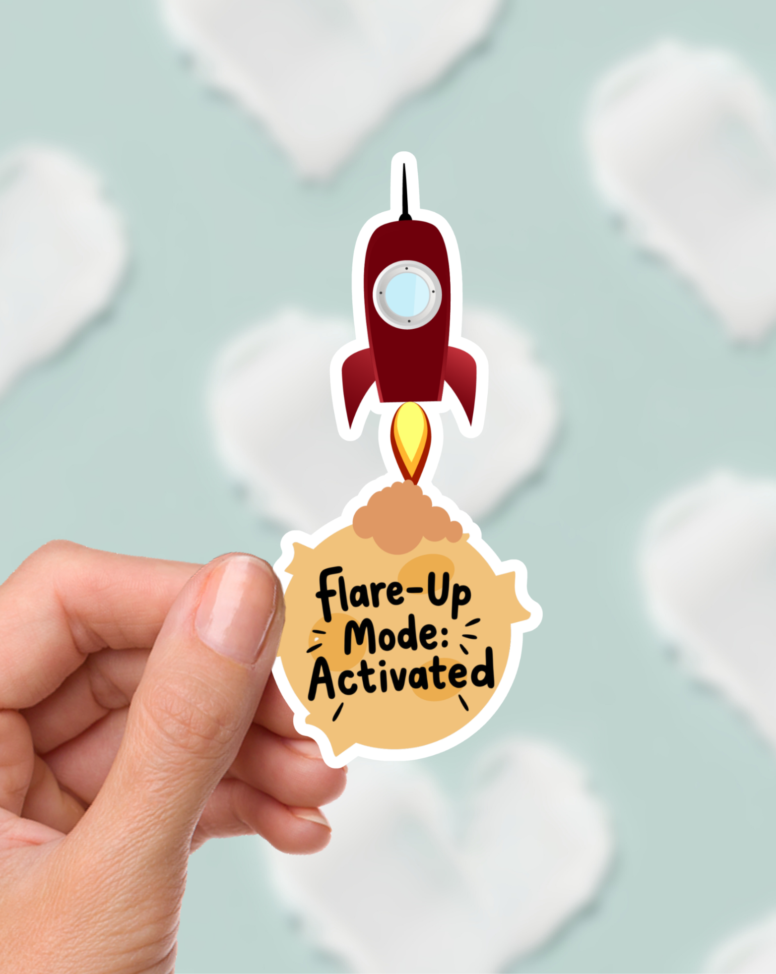 Flare-up Mode Activated Sticker