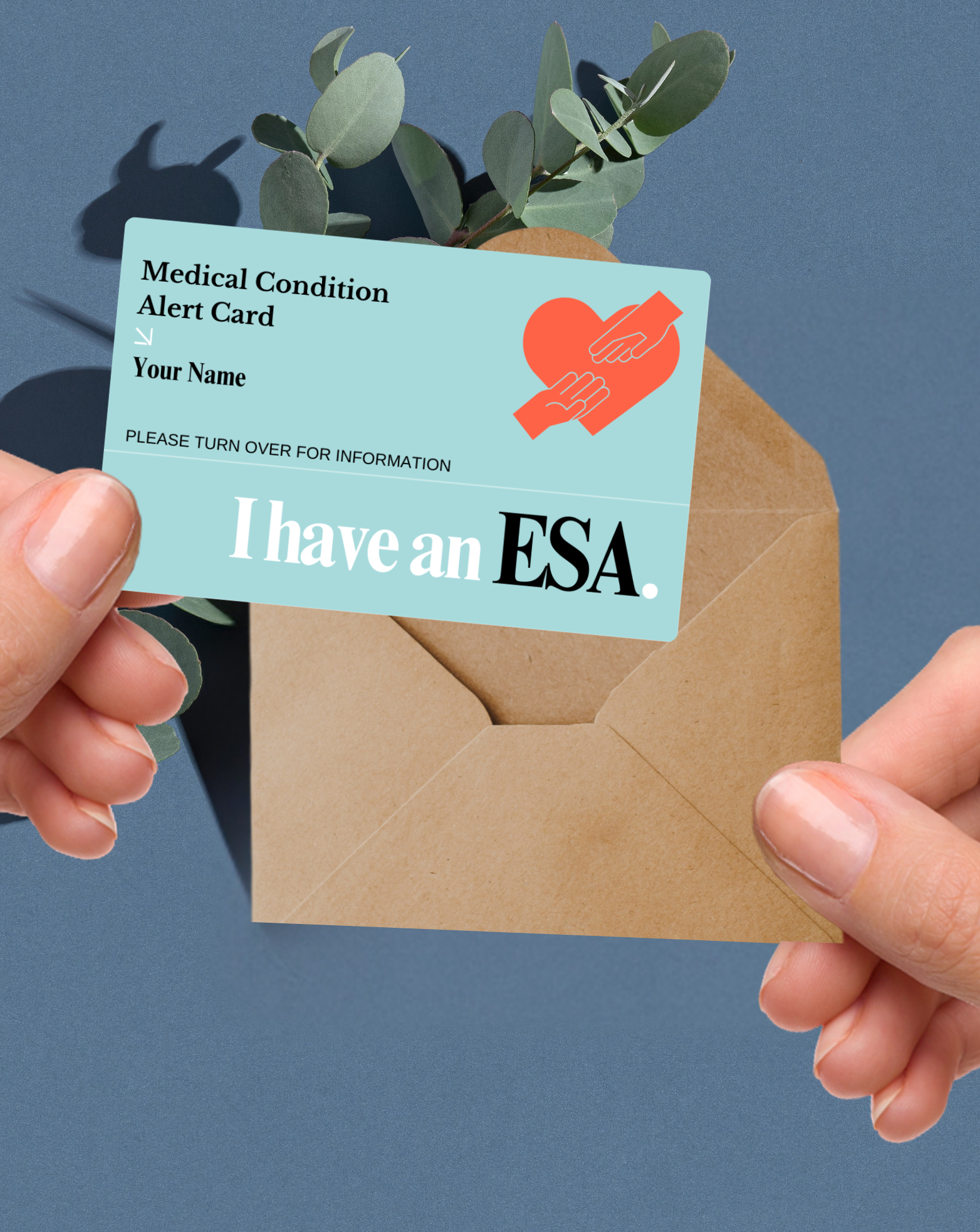 ESA Medical Alert Card
