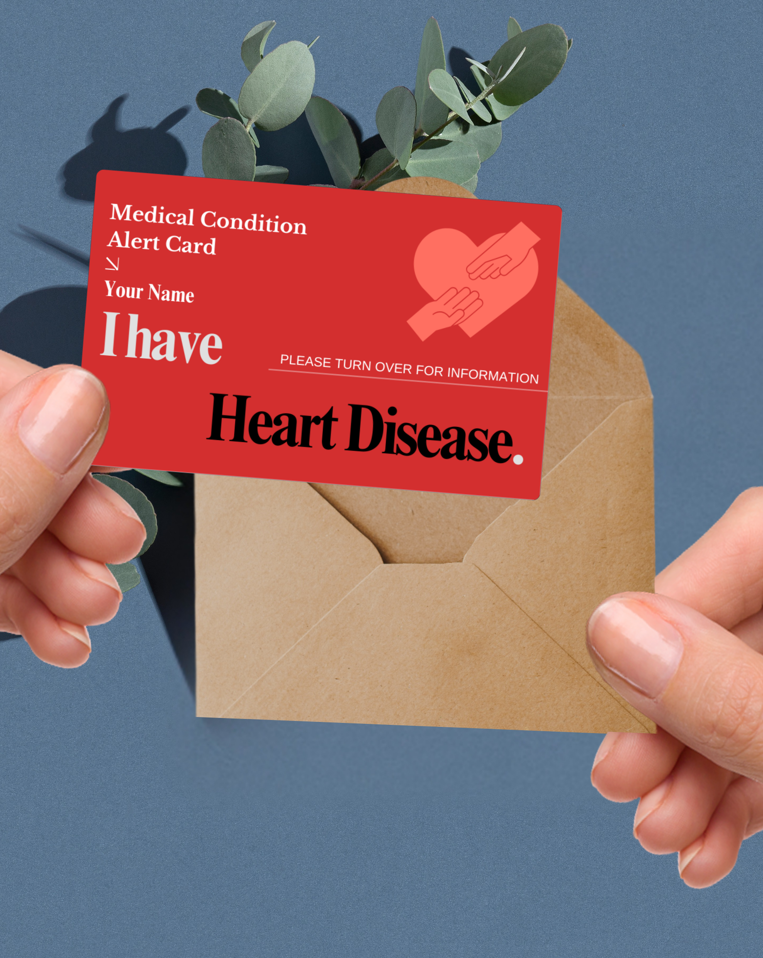 Heart Disease Medical Alert Card
